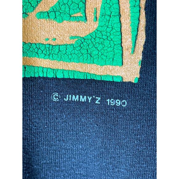 Vintage 90s JIMMY'Z Black Crewneck Mens Size Medium - Picture 7 of 10